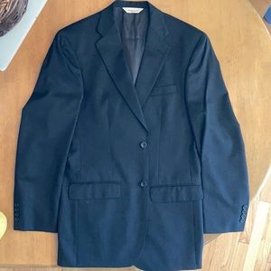 Pronto Uomo Blazer - 38 Long- Black, lined, wool